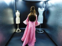 JULIA PINK PEIGNOIR BK